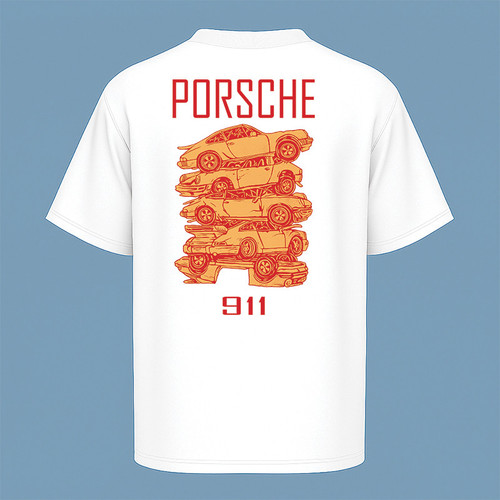 تیشرت آستین کوتاه مردانه مدل ماشین باز کد c43