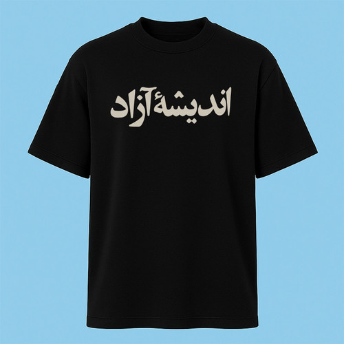 تیشرت آستین کوتاه مردانه مدل نوشته دار فارسی کد c116