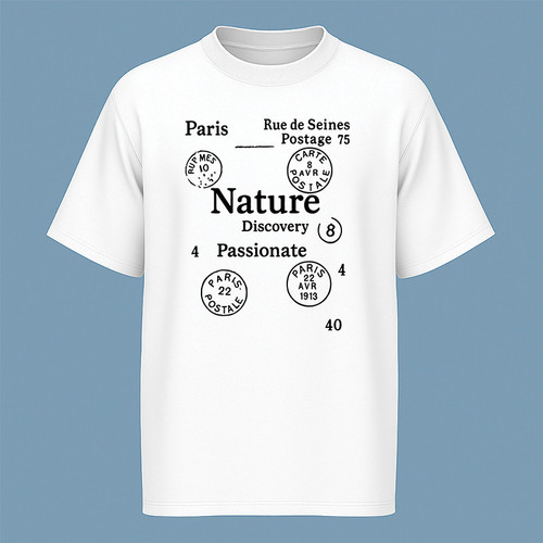 تیشرت آستین کوتاه مردانه مدل وینتیج نامه کد c77