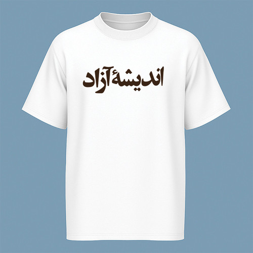 تیشرت آستین کوتاه مردانه مدل نوشته دار فارسی کد c116