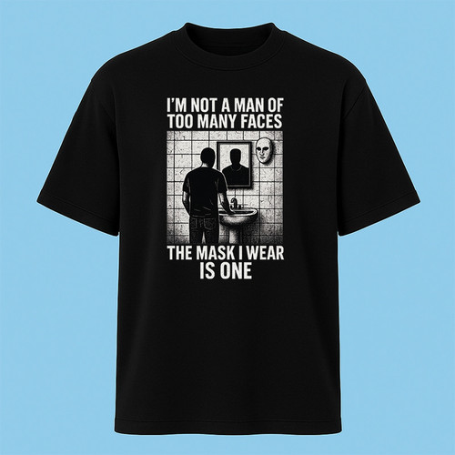 تیشرت آستین کوتاه مردانه مدل آهنگ Shape of my heart کد c38