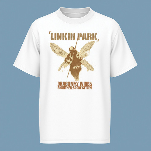 تیشرت آستین کوتاه مردانه مدل لینکین پارک کد c16