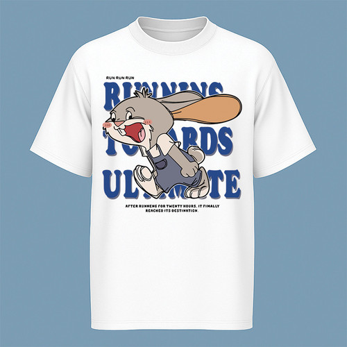 تیشرت آستین کوتاه مردانه مدل وینتیج خرگوش کد c97