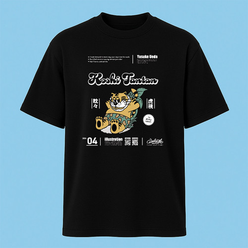 تیشرت آستین کوتاه مردانه مدل نوشته دار پوستر کد c92