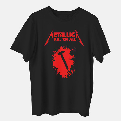 تی شرت آستین کوتاه مردانه مدل metallica