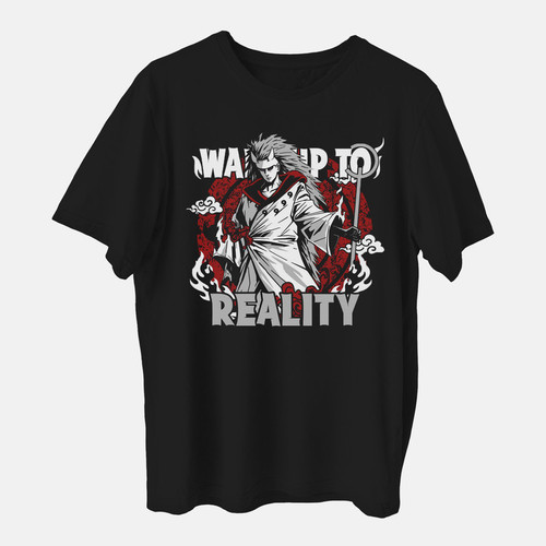 تی شرت آستین کوتاه مردانه مدل انیمه ناراتو مادارا اوچیها anm493