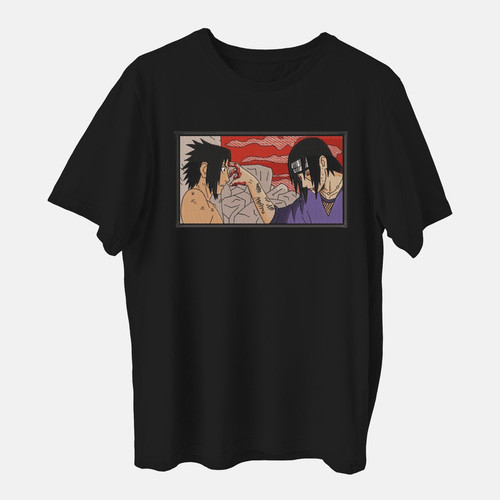 تی شرت آستین کوتاه مردانه مدل انیمه ای ناراتو anm471