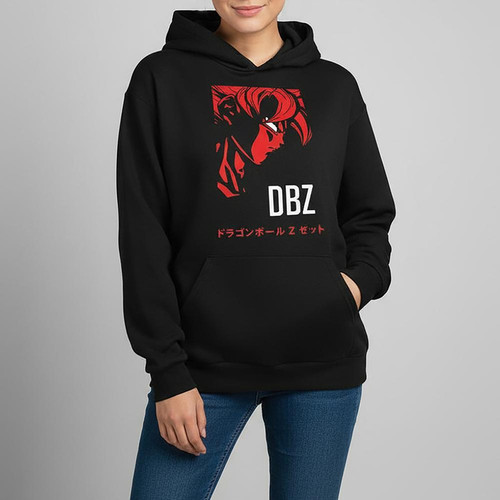 هودی زنانه مدل انیمه ای دراگون بال کد anm045