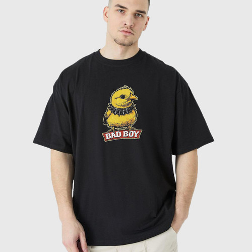 تی شرت آستین کوتاه مدل bad boy پسر بد mo448